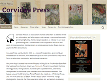 Tablet Screenshot of corvidaepress.com